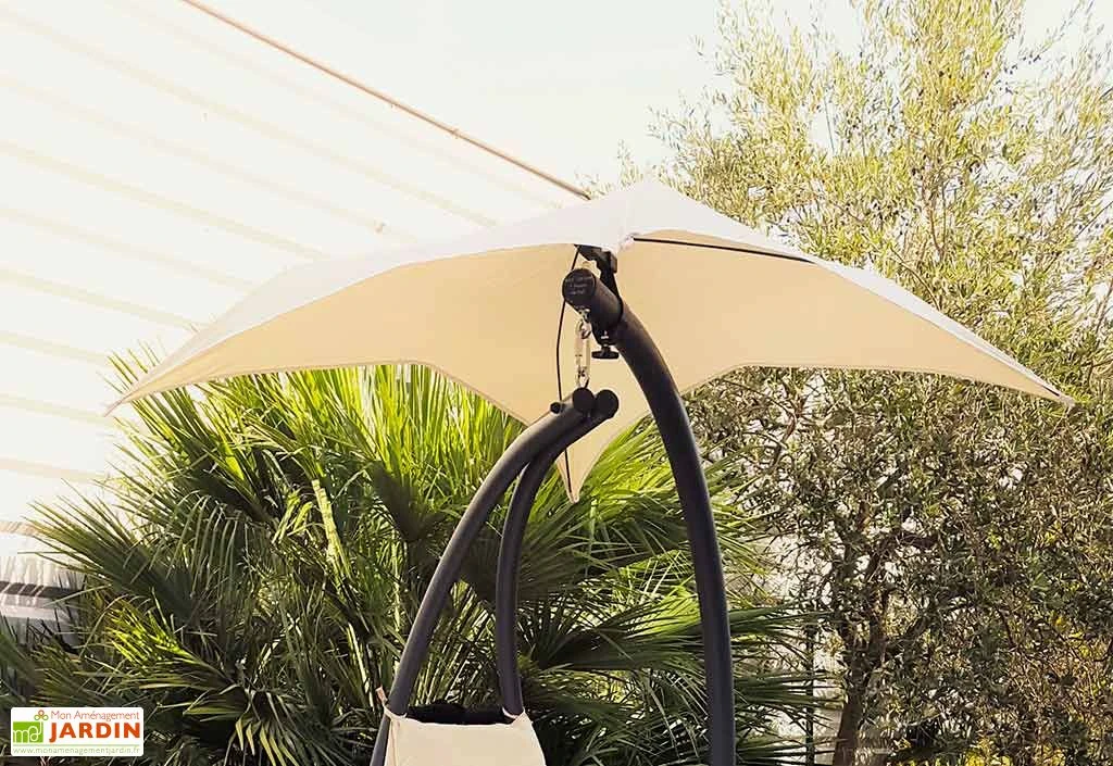 Balancelle Celest Acier Ombrelle Orientable 6 Balancelle Celest Acier Ombrelle Orientable – Image 6