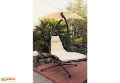 Balancelle Celest Acier Ombrelle Orientable 10 Balancelle Celest Acier Ombrelle Orientable -Hevea Jardin Magasin balancelle acier hamac suspendu celest 4
