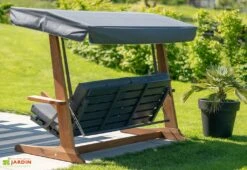 Balancelle De Jardin 3 Personnes - Bois Exotique – Sia 2400 8 Balancelle De Jardin 3 Personnes - Bois Exotique – Sia 2400 -Hevea Jardin Magasin balancelle jardin bois grise westmann