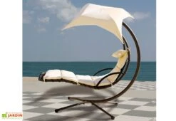 Balancelle Celest Acier Ombrelle Orientable 8 Balancelle Celest Acier Ombrelle Orientable -Hevea Jardin Magasin balancelles celest