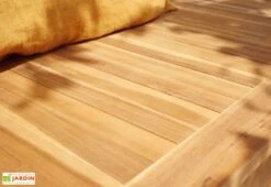 Banc De Jardin En Bois D'acacia – 120 X 59 Cm -Hevea Jardin Magasin banc acacia jardin 2
