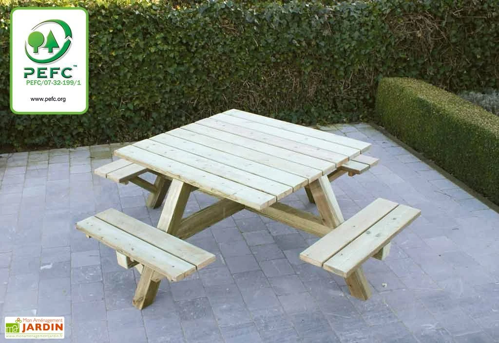 Table Pique-Nique Clipper 8 2 Table Pique-Nique Clipper 8 – Image 2