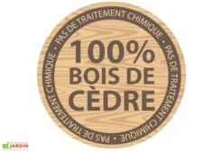 Axi Table De Pique-Nique Avec Bancs (70x80x45cm) -Hevea Jardin Magasin bois cedre pragma 6