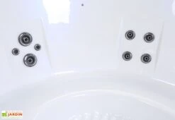Spa D’extérieur Rigide 4 Places – Halfmoon -Hevea Jardin Magasin buses jets jacuzzi exterieur halfmoon