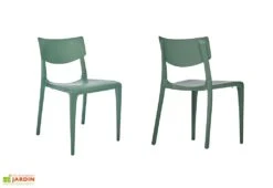 Chaise De Jardin Empilable En Polypropylène Renforcé – Town -Hevea Jardin Magasin chaise empilable polypropyle ne 04
