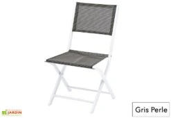Chaises Pliantes En Aluminium Modulo (Lot De 2) -Hevea Jardin Magasin chaise jardin aluminium pliante coloree salon jardin