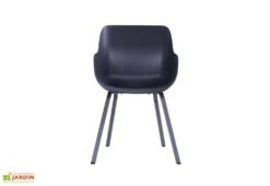 Chaise De Jardin Aluminium Et Résine Sophie Element Organic (Lot De 2) -Hevea Jardin Magasin chaise jardin aluminium resine sophie element organic 2