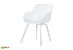 Chaise De Jardin Aluminium Et Résine Sophie Element Organic (Lot De 2)