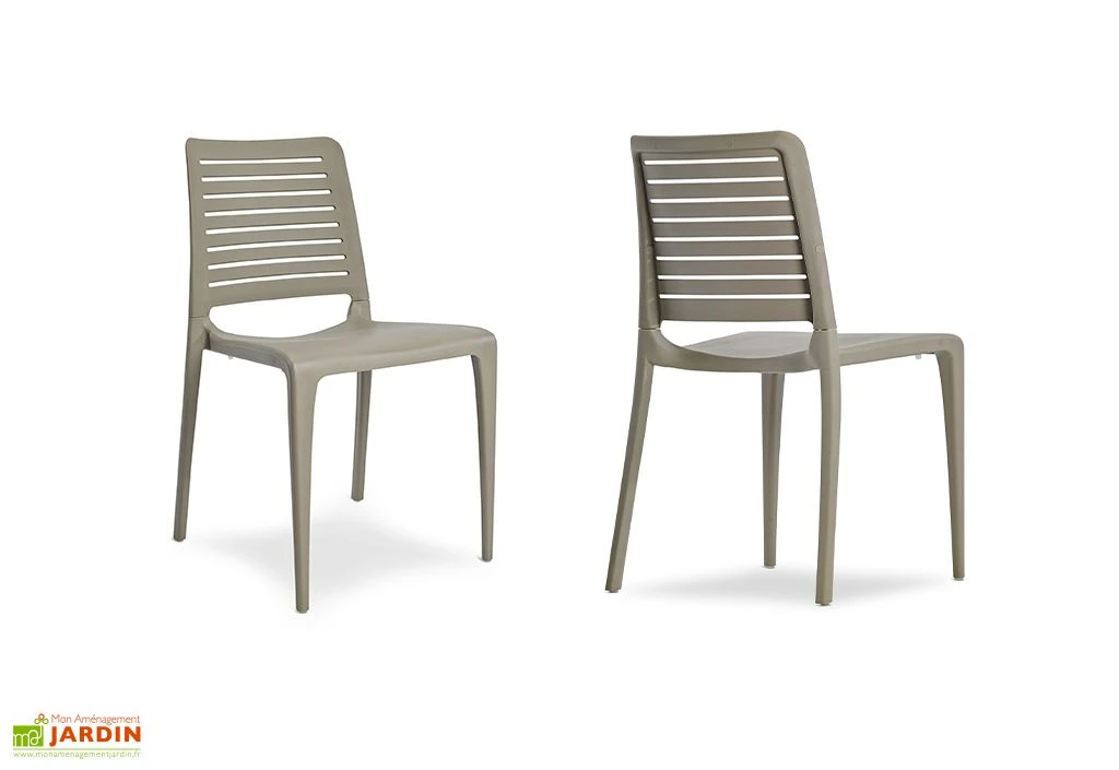 Chaise De Jardin Empilable En Polypropylène Renforcé – Park 6 Chaise De Jardin Empilable En Polypropylène Renforcé – Park – Image 6