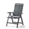 Chaise De Jardin Alu Pliable 6 Positions Trento Gris Anthracite (lot De 6)