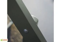 Chilienne De Jardin En Aluminium Et Textilène - Julia 11 Chilienne De Jardin En Aluminium Et Textilène - Julia -Hevea Jardin Magasin chilienne de jardin kaki detail armature