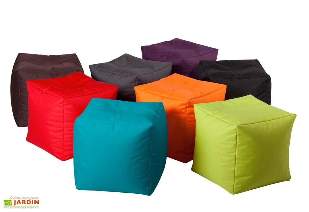 Pouf Cube Extérieur 40 X 40 Cm - Pablo Original 3 Pouf Cube Extérieur 40 X 40 Cm - Pablo Original – Image 3