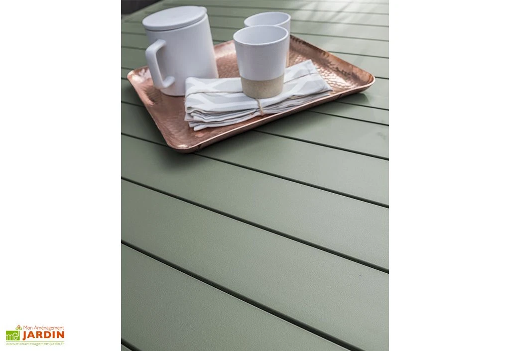 Table De Jardin Extensible En Aluminium Miami 100 X 240/300 Cm 4 Table De Jardin Extensible En Aluminium Miami 100 X 240/300 Cm – Image 4