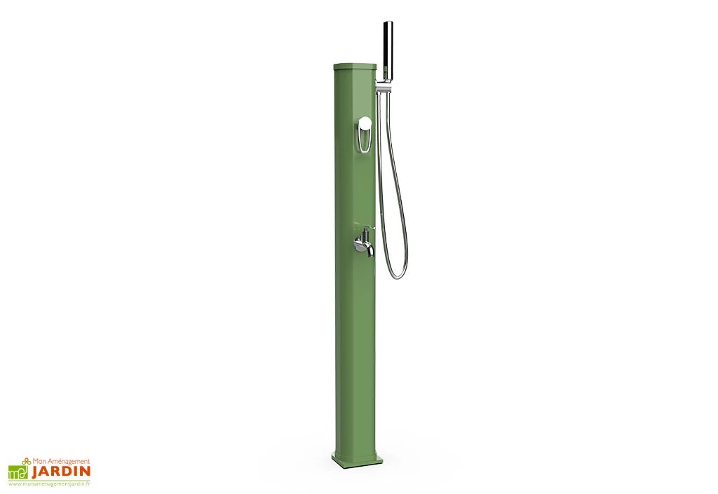 Douche Solaire 20 L En Aluminium Jolly Go – Vert Réséda 1 Douche Solaire 20 L En Aluminium Jolly Go – Vert Réséda