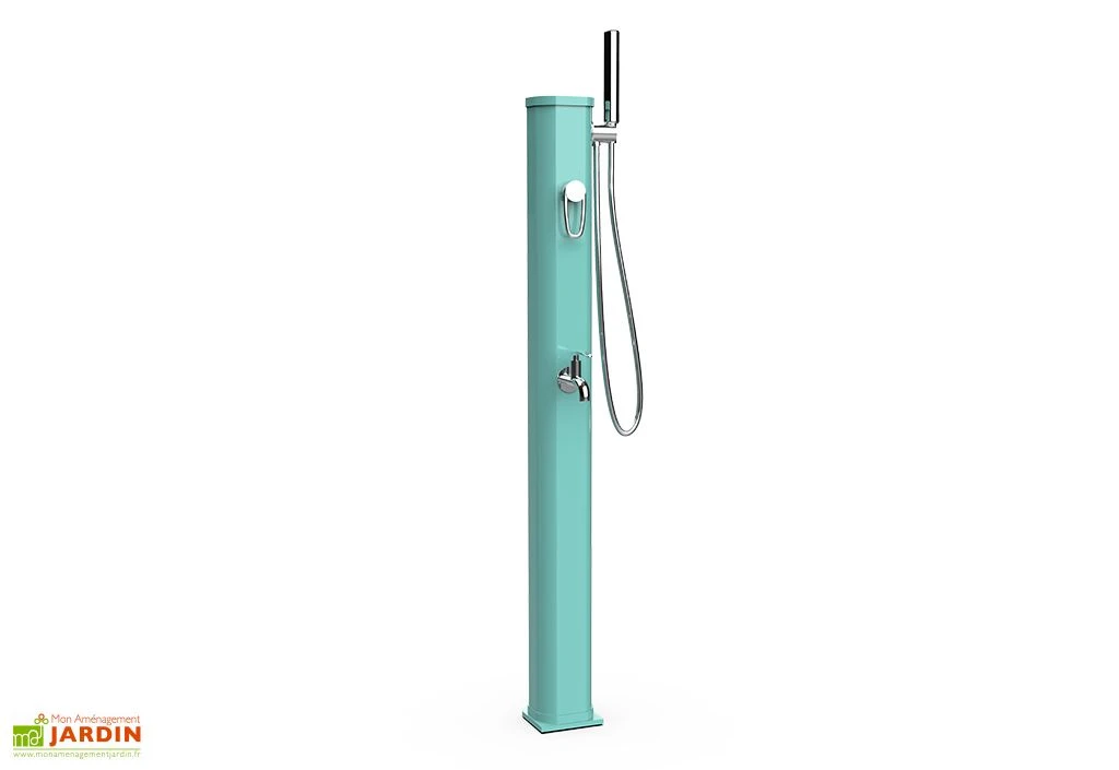 Douche Solaire 20 L En Aluminium Jolly Go – Vert Opaline 2 Douche Solaire 20 L En Aluminium Jolly Go – Vert Opaline – Image 2