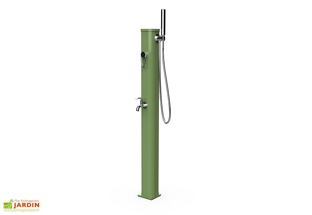 Douche Solaire 20 L En Aluminium Jolly Go – Vert Réséda 2 Douche Solaire 20 L En Aluminium Jolly Go – Vert Réséda – Image 2