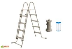 Summer Waves Piscine Hors-sol Tubulaire Ovale - 4,88 X 3,05 X 1,07 M – PVC Aspect Tressé 8 Summer Waves Piscine Hors-sol Tubulaire Ovale - 4,88 X 3,05 X 1,07 M – PVC Aspect Tressé -Hevea Jardin Magasin ehelle cartouche epurateur piscine ovale