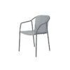 Fauteuil De Jardin Empilable En Aluminium Laqué – Rod
