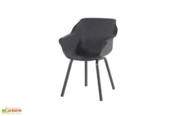 Fauteuil De Jardin En Aluminium Et Résine Sophie Element (Lot De 2) -Hevea Jardin Magasin fauteuil jardin aluminium resine sophie element 3