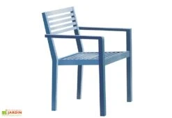 Fauteuil De Jardin Empilable En Aluminium Gaston (4 Coloris)