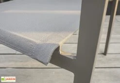 Fauteuil De Jardin Empilable En Aluminium Et Textilène Zahara -Hevea Jardin Magasin fauteuil jardin empilable aluminium textilene zahara 1