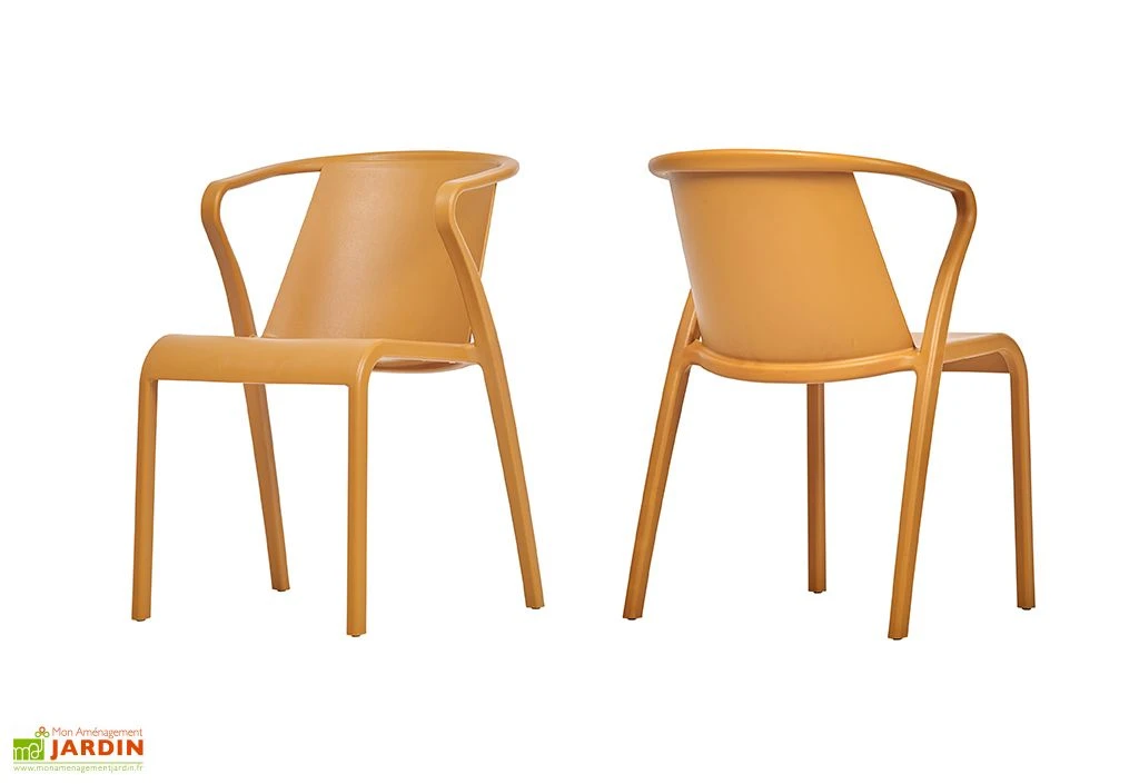 Fauteuil De Jardin Empilable En Polypropylène Renforcé – Fado 4 Fauteuil De Jardin Empilable En Polypropylène Renforcé – Fado – Image 4