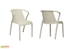 Fauteuil De Jardin Empilable En Polypropylène Renforcé – Fado 10 Fauteuil De Jardin Empilable En Polypropylène Renforcé – Fado -Hevea Jardin Magasin fauteuil jardin empilable plastique 3 1