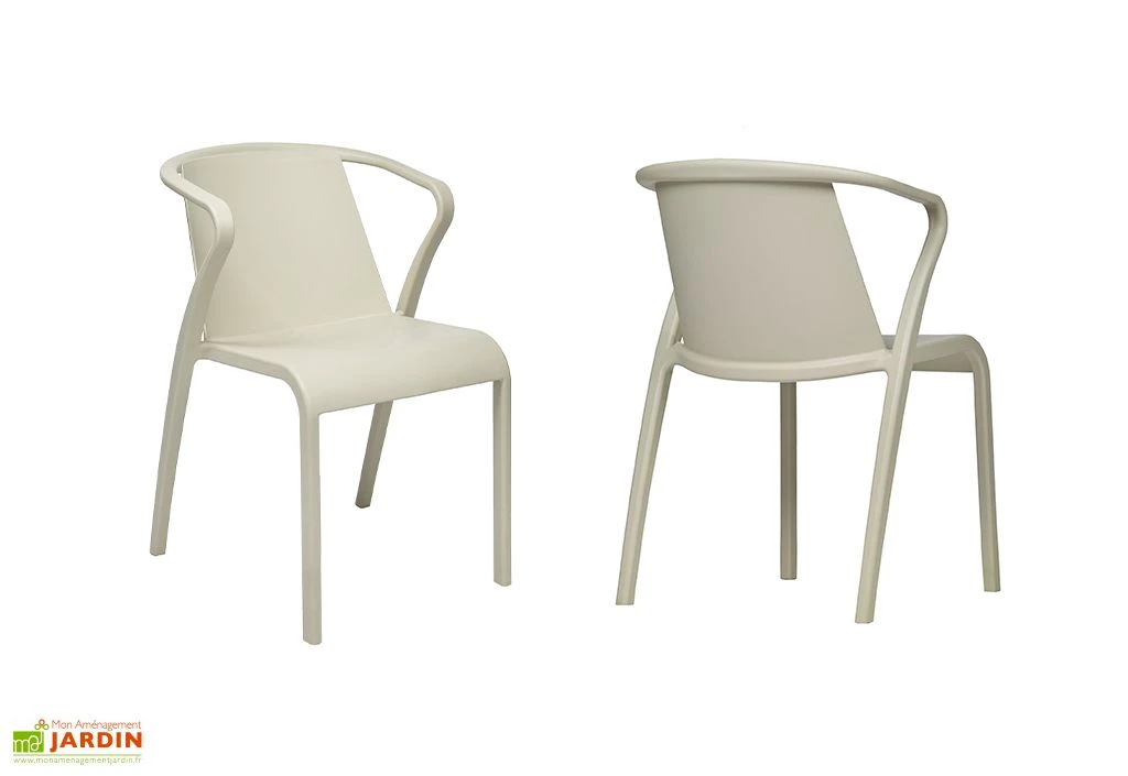 Fauteuil De Jardin Empilable En Polypropylène Renforcé – Fado 5 Fauteuil De Jardin Empilable En Polypropylène Renforcé – Fado – Image 5