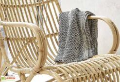 Fauteuil En Rotin L.65 X H.87 X P.50 Cm – Boho -Hevea Jardin Magasin fauteuil rotin 6