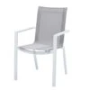 Fauteuil De Jardin En Aluminium Blanc Ou Noir