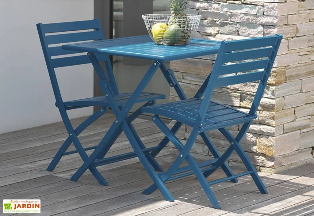 Guéridon Pliant Marius 70x70 2 Guéridon Pliant Marius 70x70 – Image 2