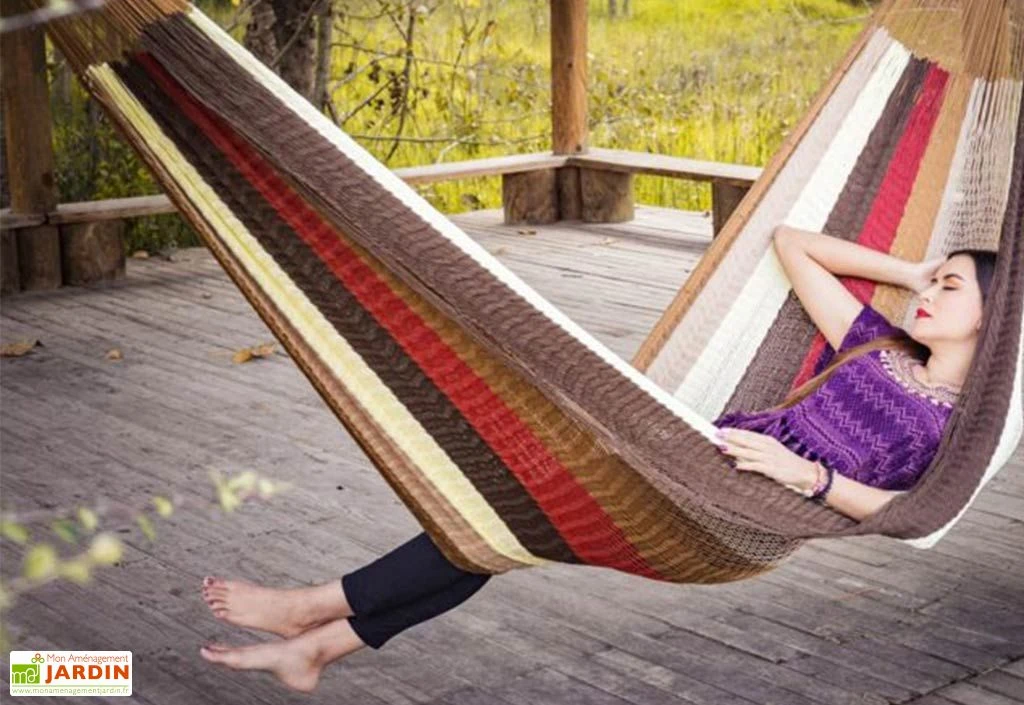 Hamac En Nylon Fait Main 1,80 X 2,30 M - Tecolote XL 3 Hamac En Nylon Fait Main 1,80 X 2,30 M - Tecolote XL – Image 3