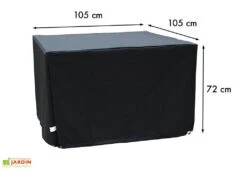 Housse De Protection Pour Table 105x105 DCB Garden -Hevea Jardin Magasin housse protection impermeable table jardin