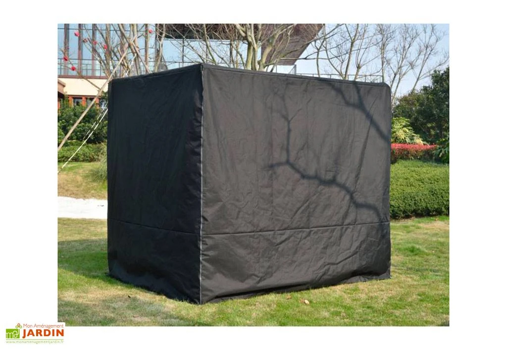 Housse De Protection Polyester Et PVC Pour Balancelle De Jardin Deep 1 Housse De Protection Polyester Et PVC Pour Balancelle De Jardin Deep