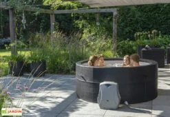EXIT TOYS Spa Extérieur Rigide Rond 4 Places Ø 184 Cm – Leather Premium Noir 9 EXIT TOYS Spa Extérieur Rigide Rond 4 Places Ø 184 Cm – Leather Premium Noir -Hevea Jardin Magasin jacuzzi 4 places exterieur famille