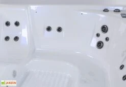 Spa D’extérieur Rigide 5 Places – Square 8 Spa D’extérieur Rigide 5 Places – Square -Hevea Jardin Magasin jets spa jacuzzi jardin square