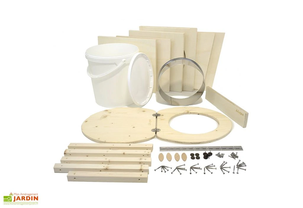 Kit De Fabrication Toilettes Sèches Avec Seau - Magaïveur 1 Kit De Fabrication Toilettes Sèches Avec Seau - Magaïveur