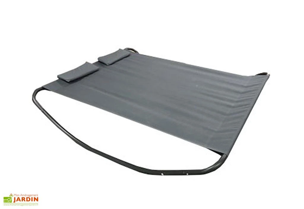 Lit Bain De Soleil 2 Places En Aluminium Et Polyester Monaco 1 Lit Bain De Soleil 2 Places En Aluminium Et Polyester Monaco