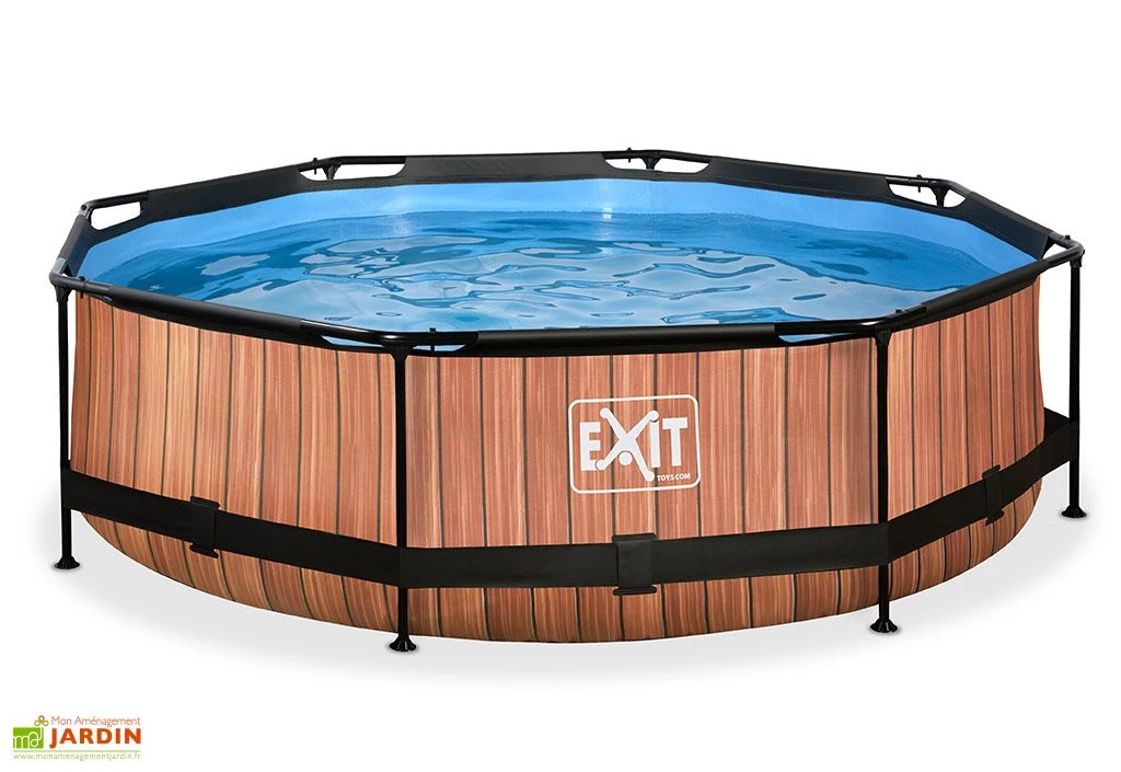 EXIT TOYS Piscine Hors Sol Tubulaire Ronde – 300 X 76 Cm 2 EXIT TOYS Piscine Hors Sol Tubulaire Ronde – 300 X 76 Cm – Image 2