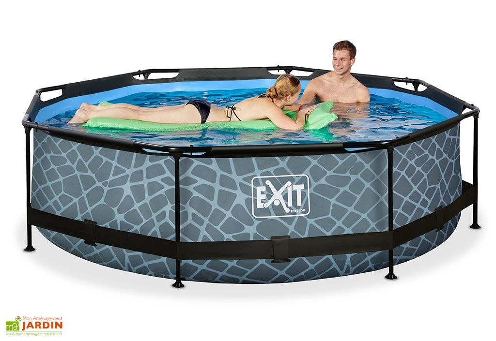 EXIT TOYS Piscine Hors Sol Tubulaire Ronde – 300 X 76 Cm 5 EXIT TOYS Piscine Hors Sol Tubulaire Ronde – 300 X 76 Cm – Image 5