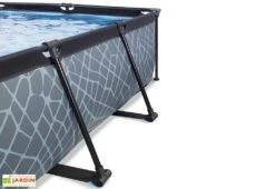 EXIT TOYS Piscine Hors Sol Tubulaire Rectangulaire – 300 X 200 X 65 Cm 10 EXIT TOYS Piscine Hors Sol Tubulaire Rectangulaire – 300 X 200 X 65 Cm -Hevea Jardin Magasin piscine hors sol tubulaire acier pvc exit toys