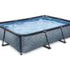 EXIT TOYS Piscine Hors Sol Tubulaire Rectangulaire – 300 X 200 X 65 Cm