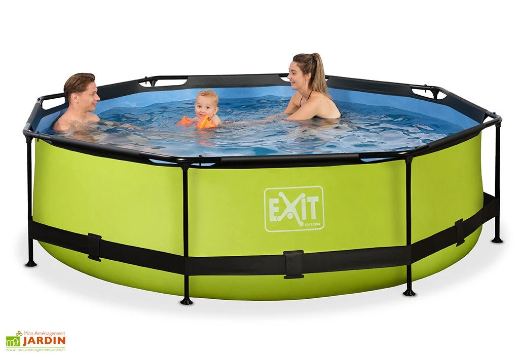 EXIT TOYS Piscine Hors Sol Tubulaire Ronde – 300 X 76 Cm 6 EXIT TOYS Piscine Hors Sol Tubulaire Ronde – 300 X 76 Cm – Image 6