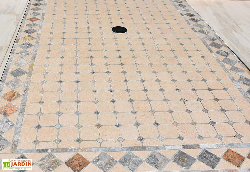 Ensemble Repas De Jardin 6 Personnes En Métal Et Mosaïque Zelie 2 Ensemble Repas De Jardin 6 Personnes En Métal Et Mosaïque Zelie – Image 2