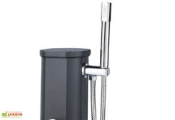 Douche Solaire 20 L En Aluminium Jolly Go - Anthracite -Hevea Jardin Magasin pommeau douche exterieure jolly go