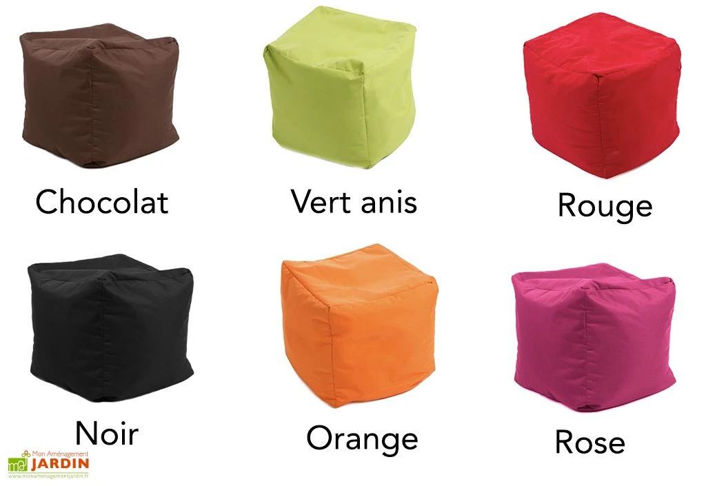 Pouf Cube Extérieur 40 X 40 Cm - Pablo Original 5 Pouf Cube Extérieur 40 X 40 Cm - Pablo Original – Image 5