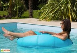 Pouf Géant Pour Piscine Donut Swimming Bag -Hevea Jardin Magasin pouf geant donut piscine eau 1