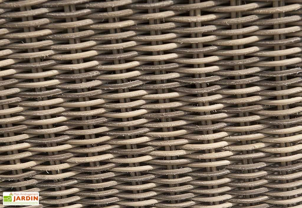 Salon De Jardin Résine Tressée Beige Montmartre - 7 Pièces 4 Salon De Jardin Résine Tressée Beige Montmartre - 7 Pièces – Image 4