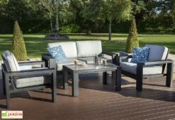 Salon De Jardin 4 Places En Aluminium Titan