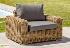 Salon De Jardin 6 Places En Aluminium Et Résine Tressée Bora Bora -Hevea Jardin Magasin salon jardin 6 places aluminium resine tressee bora bora